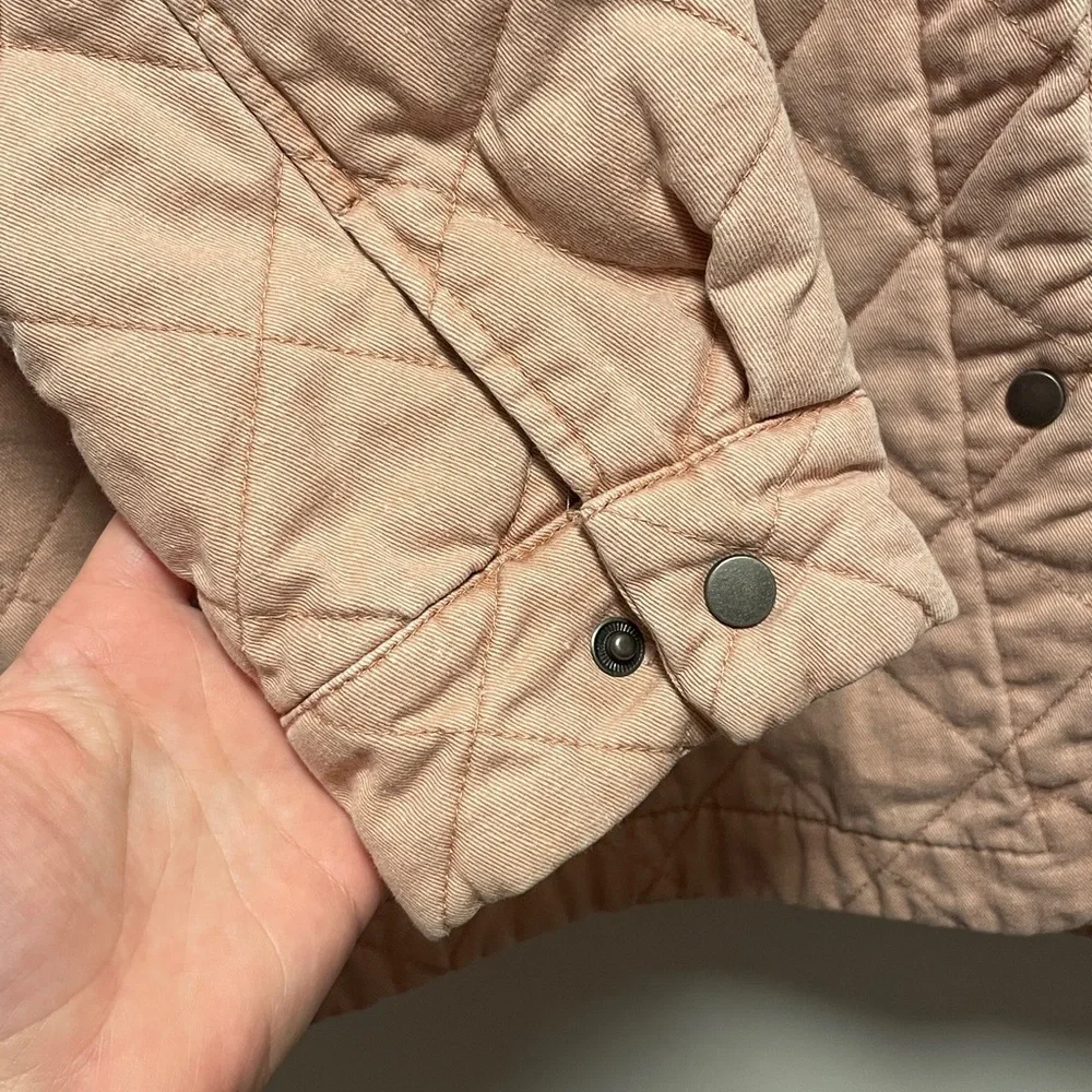 Joie Blush Quilted Button-Up Jacket - Picture 4 of 5